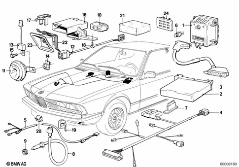 On-Board Computer for 1985 BMW 633CSi #0