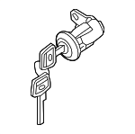 H46607S215 - Body: Cylinder &amp; Keys for Nissan: TITAN Image