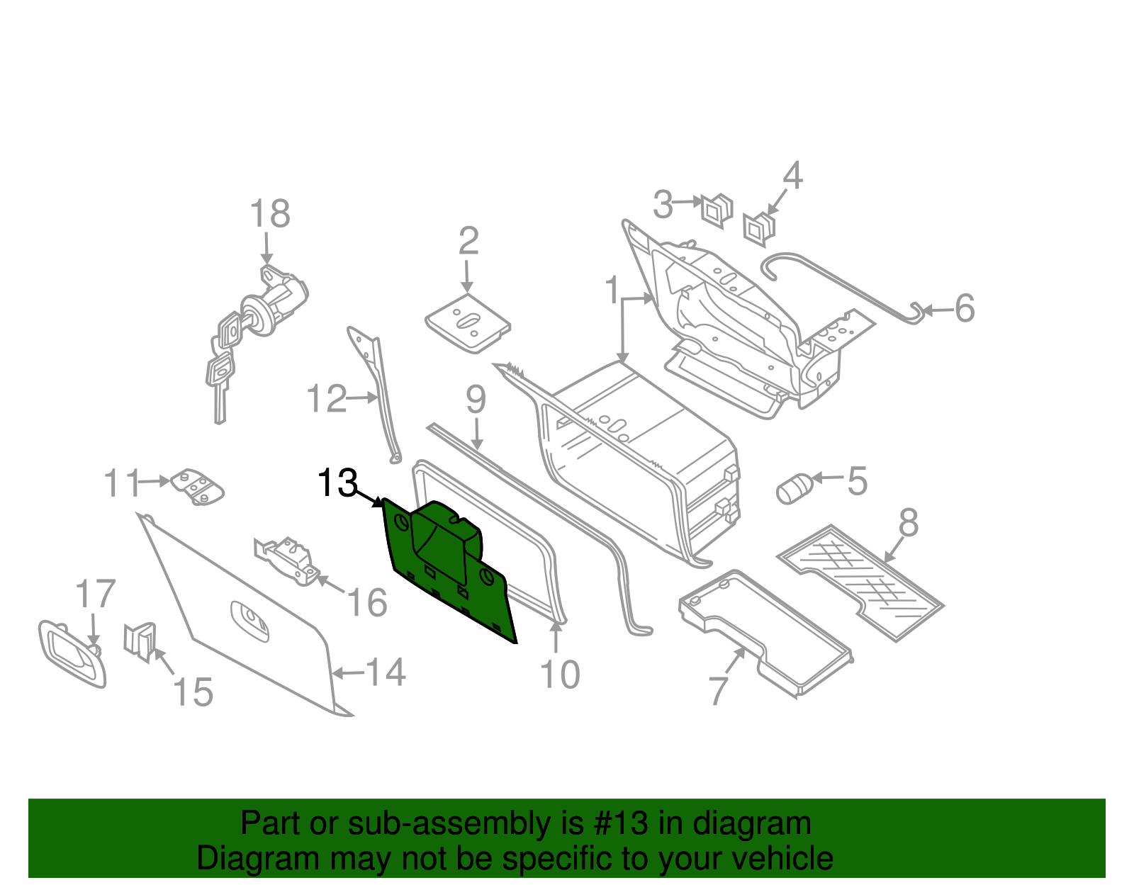 93703-7S200 - 2004-2015 Nissan TITAN - Inner Cover | Anicra Nissan Parts