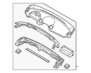 DR6160400B02 - : Instrument Panel for Mazda: 2 Image