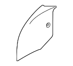 DF716423002 - Body: Side Trim Panel for Mazda: 2 Image