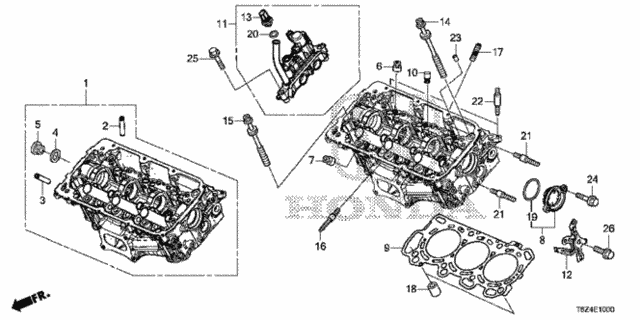 Front Cylinder Head for 2019 Honda Ridgeline #0