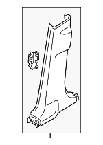 769371SV0A - Body: Lower Center Pillar Trim for Nissan: Murano Image