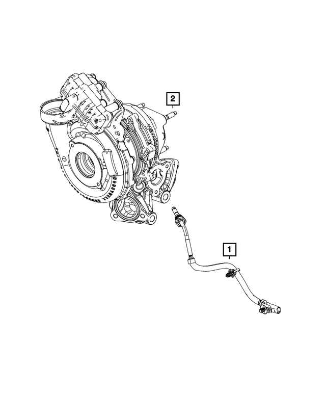 68490115AA - : Exhaust Temperature Sensor for Mopar Image