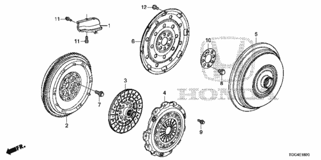 Clutch - Torque Converter for 2018 Honda Civic #0