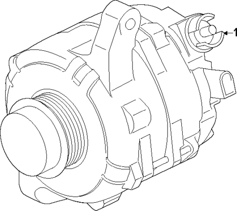 Alternator for 2024 Ford Ranger #1