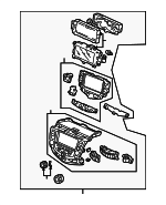 39183SDRA43ZA - : 2005 Honda Accord - Base Assembly Panel Power *NH482L* (Black Metallic) for Honda: Accord Image