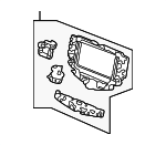 39170SDAA41 - Body: GPS Navigation System Bracket for Honda: Accord Image