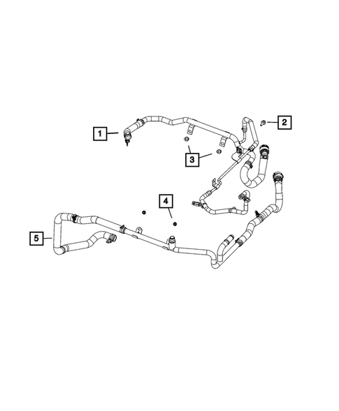 Air Conditioner and Heater Plumbing for 2022 Jeep Cherokee #1