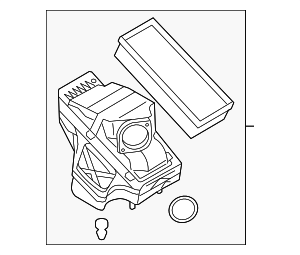 8K0133837BJ - Engine: Air Filter and Housing Assembly for Audi Image