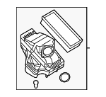 8K0133837BJ - Engine: Air Cleaner Assembly for Audi: A4, A4 Quattro, A5, A5 Quattro, allroad, Q5 Image
