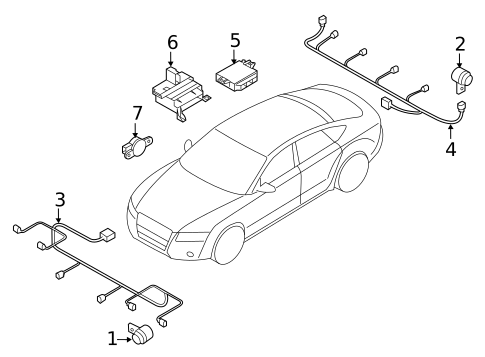 Electrical Components for 2017 Audi RS7 #4