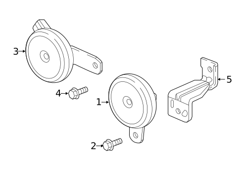 Horn for 2016 Honda Civic #0