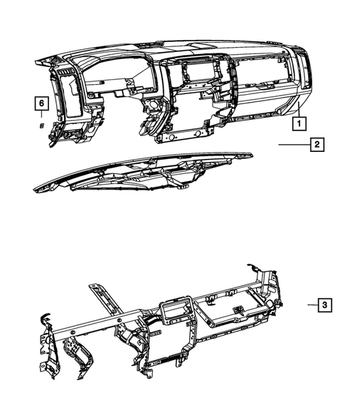 Instrument Panel for 2016 Ram 3500 #7