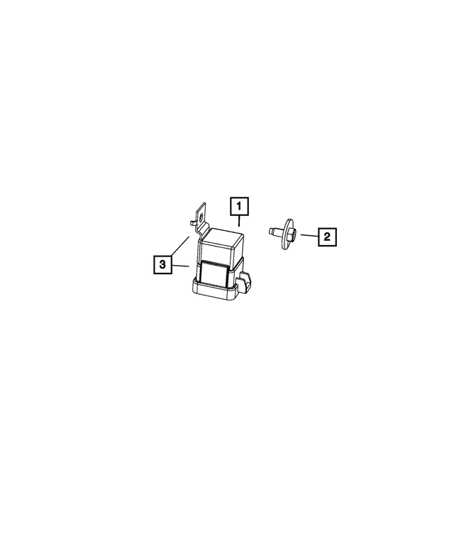 6504995AA - Electrical: Push-In Fastener for Mopar Image