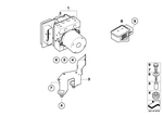 34526769706 - Brakes: Repair Kit, Control Unit Dsc for BMW Image