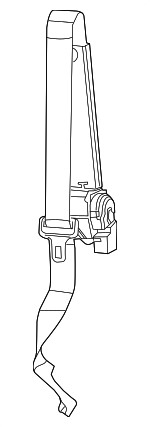 5ME42PS4AB - Electrical: Center Seat Belt for Jeep: Grand Cherokee Image