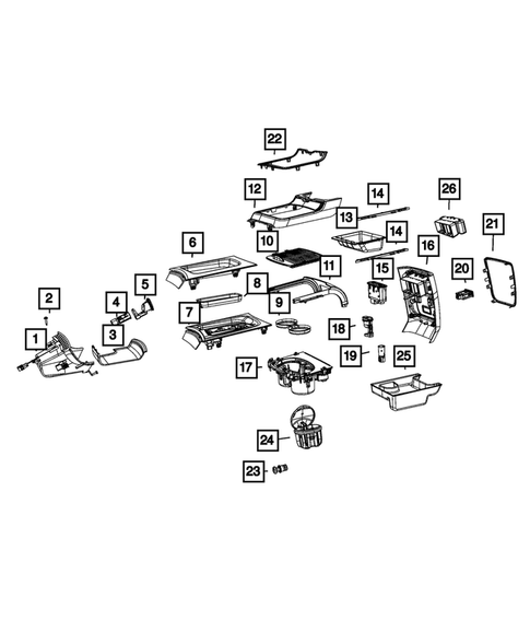 Consoles for 2022 Dodge Charger #0