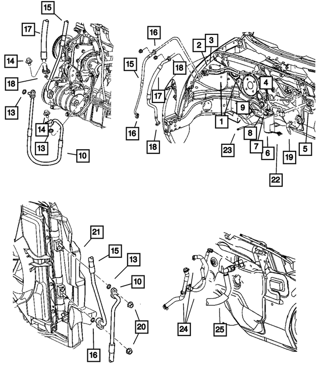 « 6507872AA – Air Conditioning &amp; Heater : Vis pour Mopar Image »