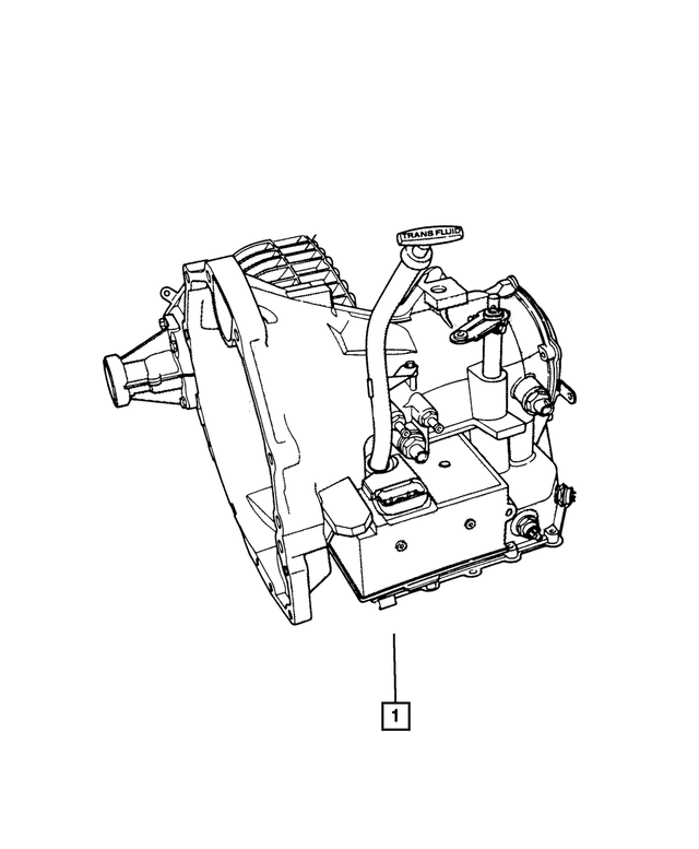 5144343AB - Automatic Transaxle 4 Speed: With Torque Converter Transaxle Package for Mopar Image