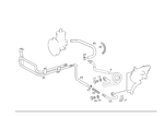 1249976682 - Steering: Hose for Mercedes-Benz Image