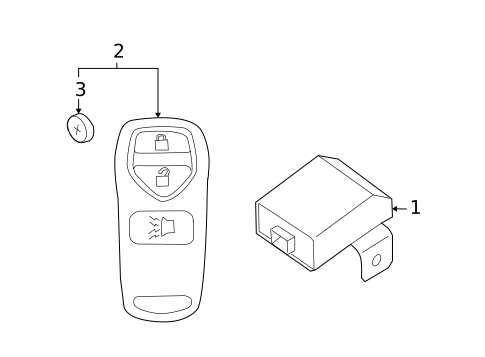 Keyless Entry Components for 2009 Suzuki Equator #0