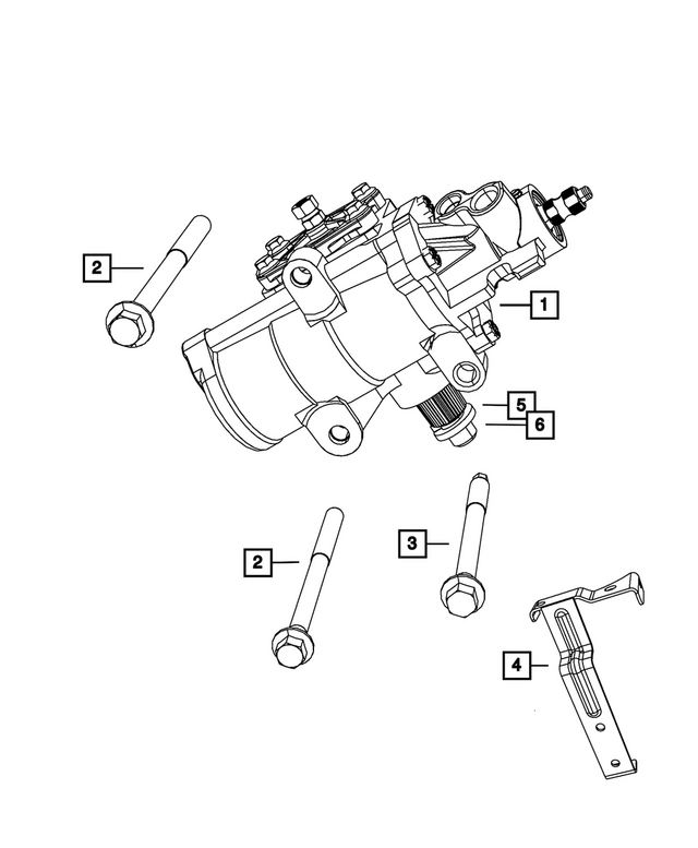 68575539AB - Steering: Power Steering Gear for Mopar Image