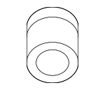 18307593199 - Exhaust: Rear Muffler Insulator for BMW: 535d, 535d xDrive, 640i, 640i Gran Coupe, 640i xDrive, 640i xDrive Gran Coupe, 740i, 740Li Image