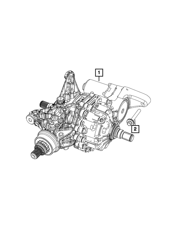 68316692AA - : Rear Axle Differential for Mopar Image