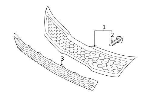 Grille & Components for 2012 Kia Optima #0