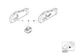 61317119867 - Vehicle Electrical System: Actuation Unit Left for BMW Image