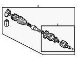 MN147039 - Suspension: Axle Assembly for Mitsubishi Image
