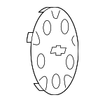 15725033 - Suspension: Hub Cap for GM Image