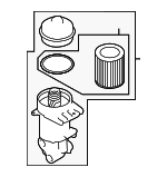 LPU000020 - Belts &amp; Cooling: 2003-2005 Land Rover Range Rover - Oil Cooler for Land Rover: Range Rover Image