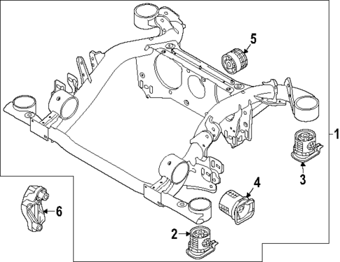 Suspension Mounting for 2024 Audi Q4 e-tron #0