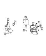 6512438AA - Electrical: Hex Flange Head Screw for Jeep: Grand Wagoneer, Wagoneer | Ram: 1500, 2500, 3500 Image