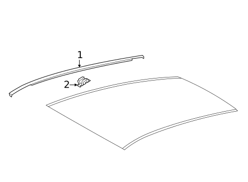 Exterior Trim - Roof for 2014 Scion iQ #0