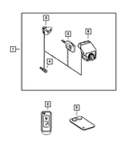 68021567AB - : Remote Control Complete Key for Mopar Image