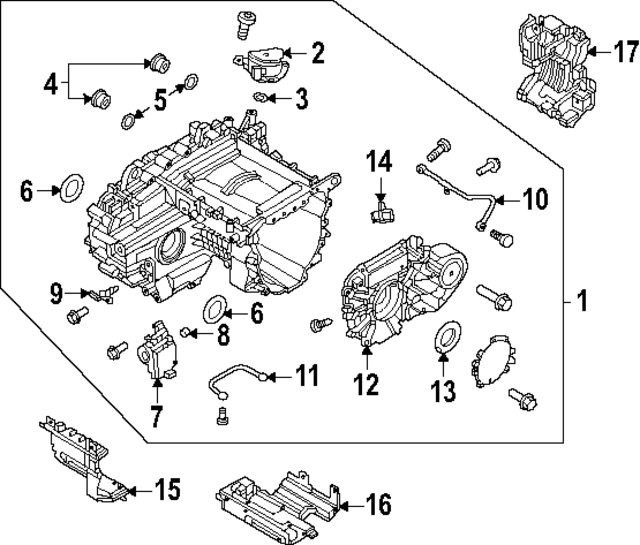 365411XAB0 - : Front Cover for Hyundai Image