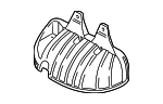 6A133229N - Exhaust: Heat Shield for Volkswagen: Beetle, Golf, Jetta Image