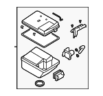 99720122104 - Emission System: Vapor Canister for Porsche: 911, Boxster, Cayman Image