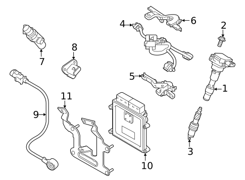 Control Modules for 2019 Genesis G70 #0