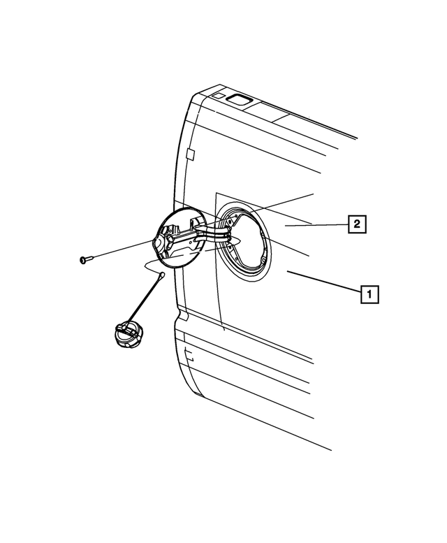 55364068AA - Labels: Fuel Label for Mopar Image image