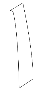 7410A557XA - Body: Black Out Tape for Mitsubishi Image