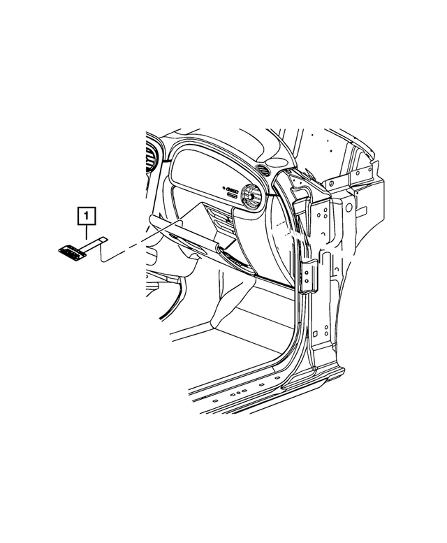 5108001AB - Labels: Air Bag Warning Label for Mopar Image