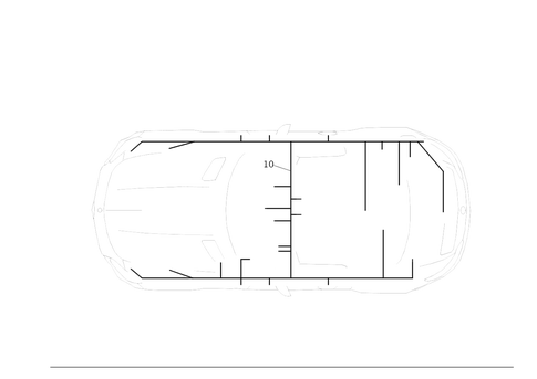 Frame Floor Unit Main Cable Harness for 2021 Mercedes-Benz AMG GT C #0