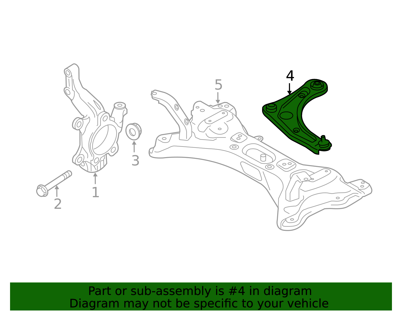54501-9KS1D - Lower Control Arm 2012-2019 Nissan | Official Nissan