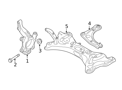 Suspension Components for 2016 Nissan Versa #1