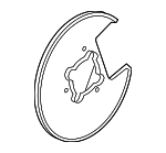 43253T2AA00 - : Splash Shield for Honda: Accord Image