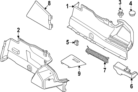 Interior Trim - Rear Body for 2024 BMW M8 #2